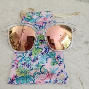 Lilly Pulitzer Aura Clear Sunglasses
